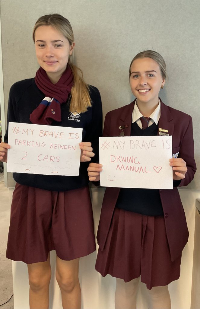 #MyBraveIs 
1. Parking between two cars
2. Driving manual