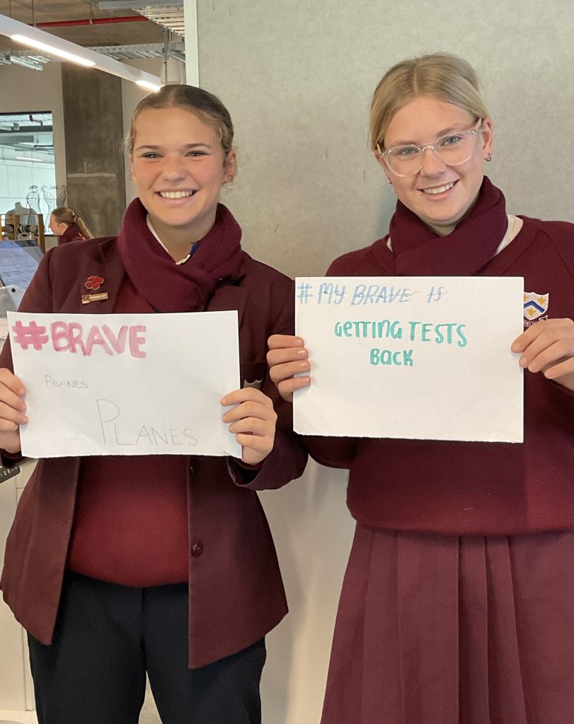 #MyBraveIs 
1. Planes
2. Getting tests back