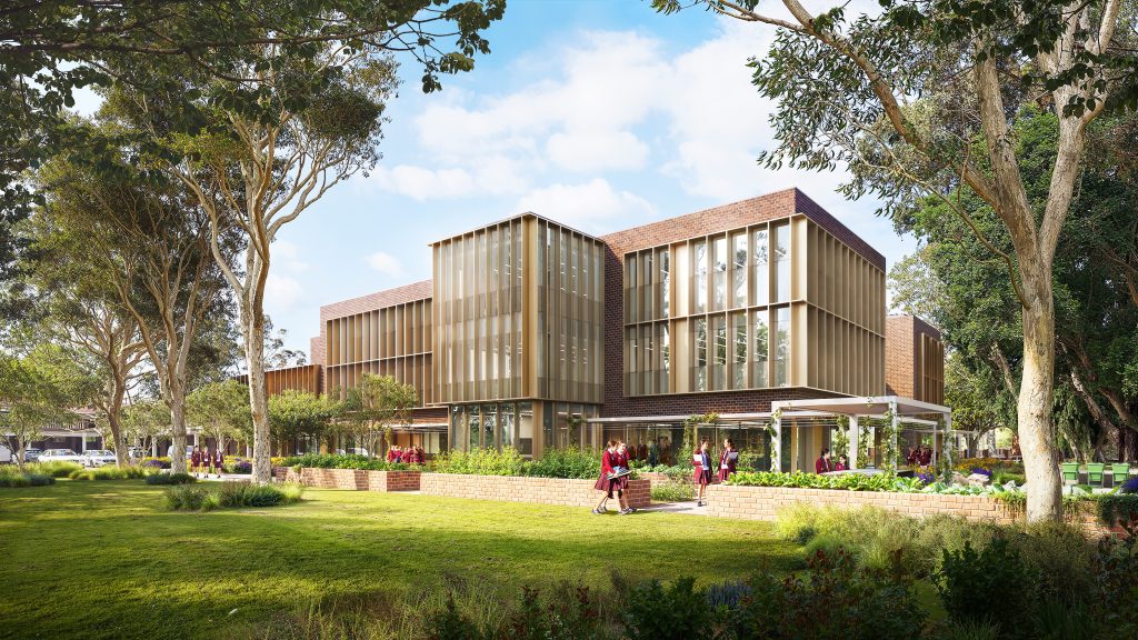 Artist impression of the SETI Centre's external building facade.