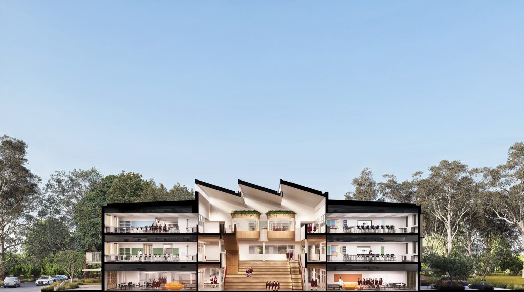 Artist impression of the SETI Centre's internal fit-out.